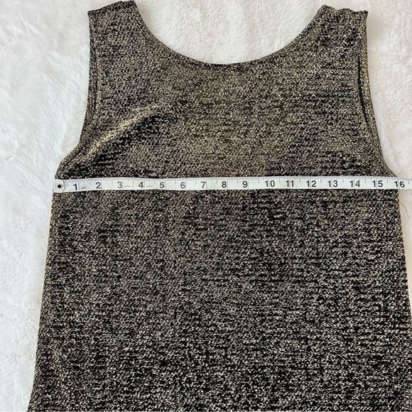 MANI VINTAGE Glamorous Black & Gold Blazer Jacket Set size 40/6 (145) - Picture 13 of 16